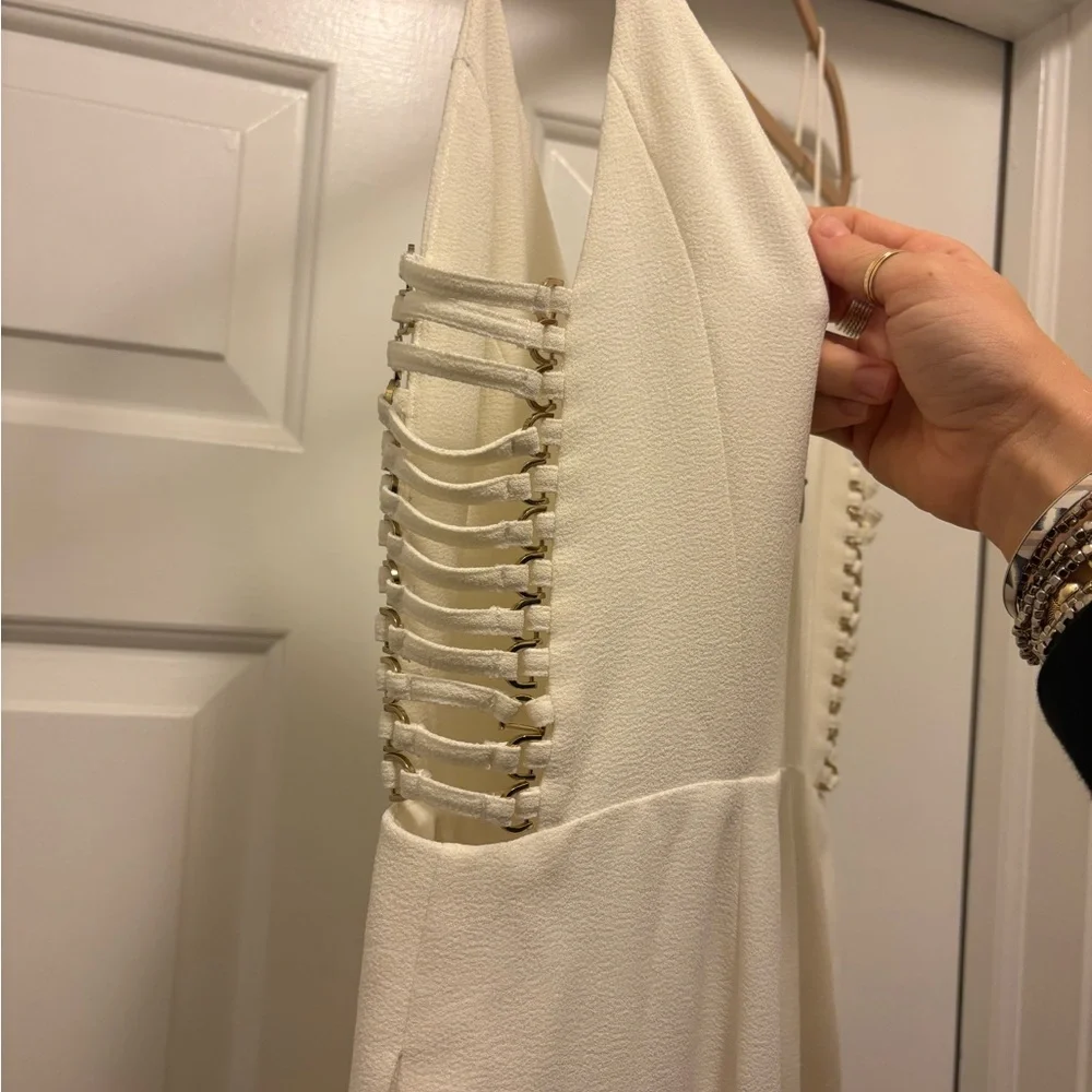 Zimmermann Cream Sleeveless Jumpsuit - Picture 3 of 4